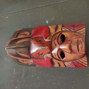 Handcrafted wood mask